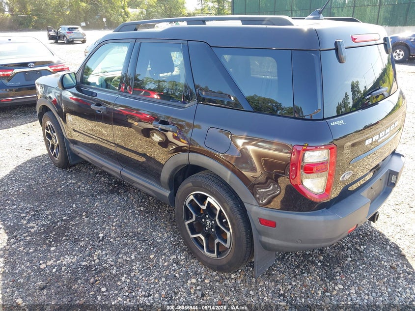 Vin: 3fmcr9b61mra06884, lot: 46566471, ford bronco sport big bend 20213