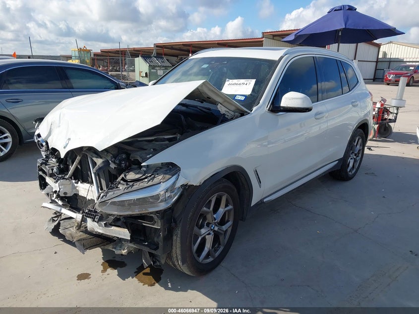 Vin: 5uxty3c02l9c76152, lot: 46566474, bmw x3 sdrive30i 20202