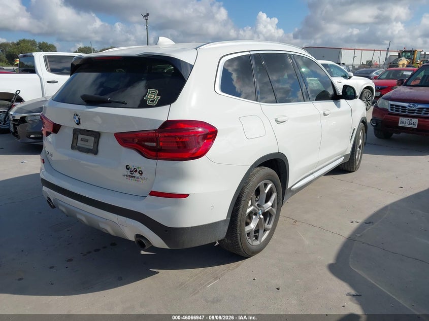 Vin: 5uxty3c02l9c76152, lot: 46566474, bmw x3 sdrive30i 20204