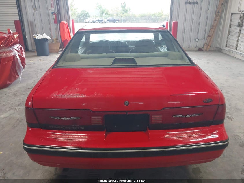 FORD THUNDERBIRD 1989 VIN 1FAPP6042KH195576