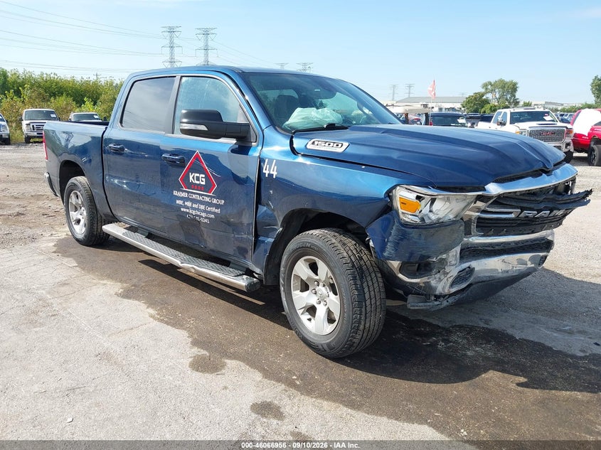 Vin: 1c6srfft3mn517229, lot: 46566483, ram 1500 big horn  4x4 5'7 box 2021 img_1