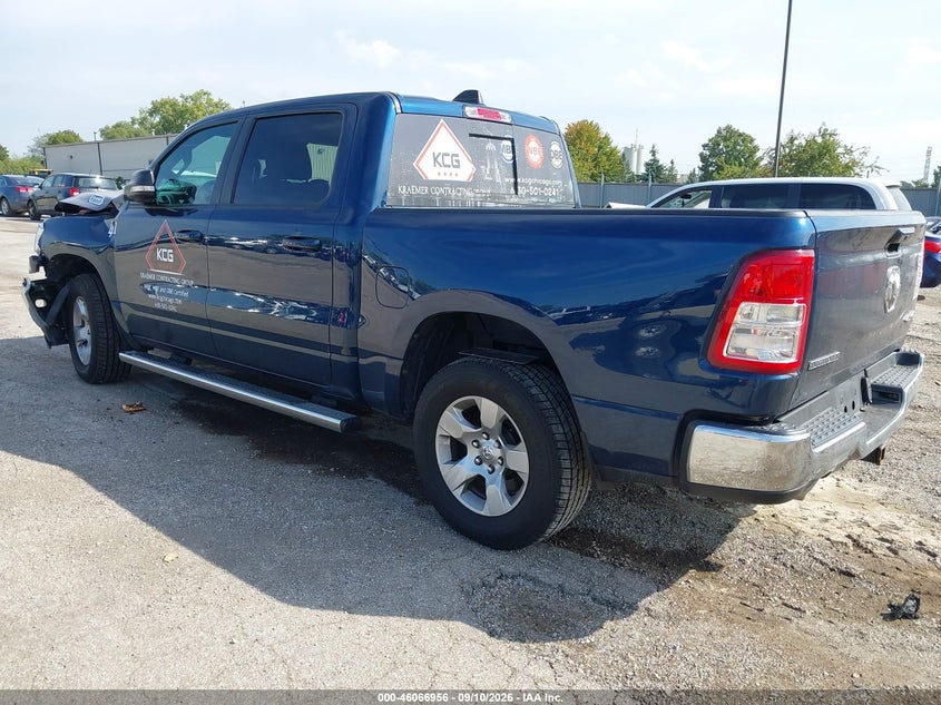 Vin: 1c6srfft3mn517229, lot: 46566483, ram 1500 big horn  4x4 5'7 box 20213