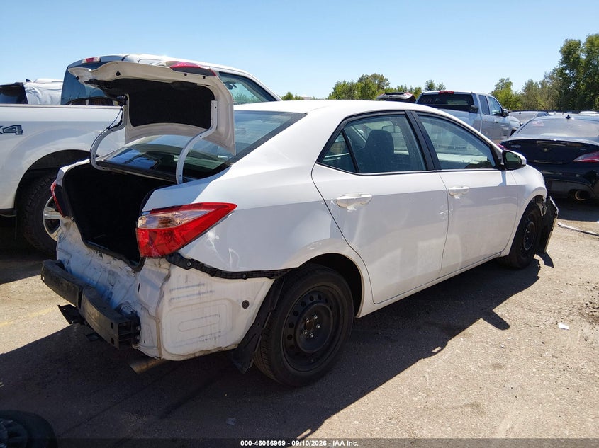 Vin: 2t1burhe3kc224728, lot: 46566496, toyota corolla le 20194