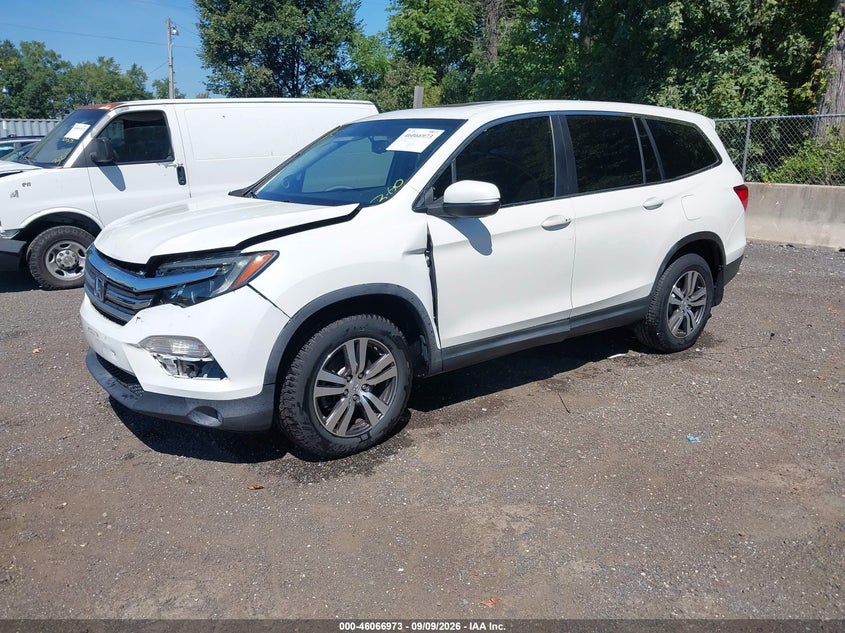 Vin: 5fnyf6h7xgb036196, lot: 46566500, honda pilot ex-l 20162