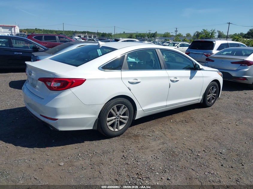 Vin: 5npe24af4fh230310, lot: 46566514, hyundai sonata se 20154