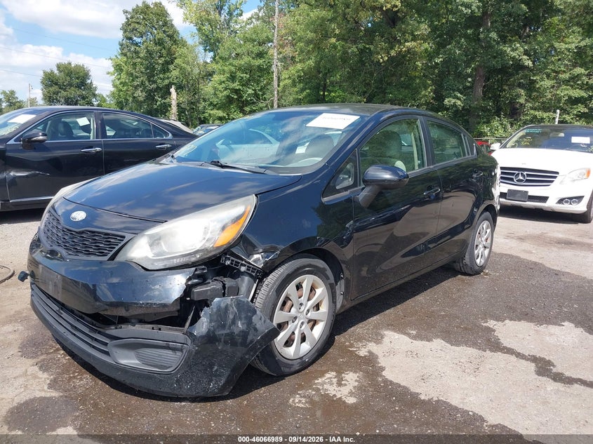Vin: knadm4a32d6148673, lot: 46566516, kia rio lx 20132