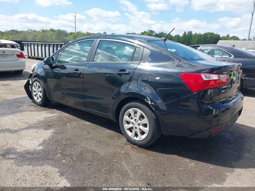 Vin: knadm4a32d6148673, lot: 46566516, kia rio lx 20133