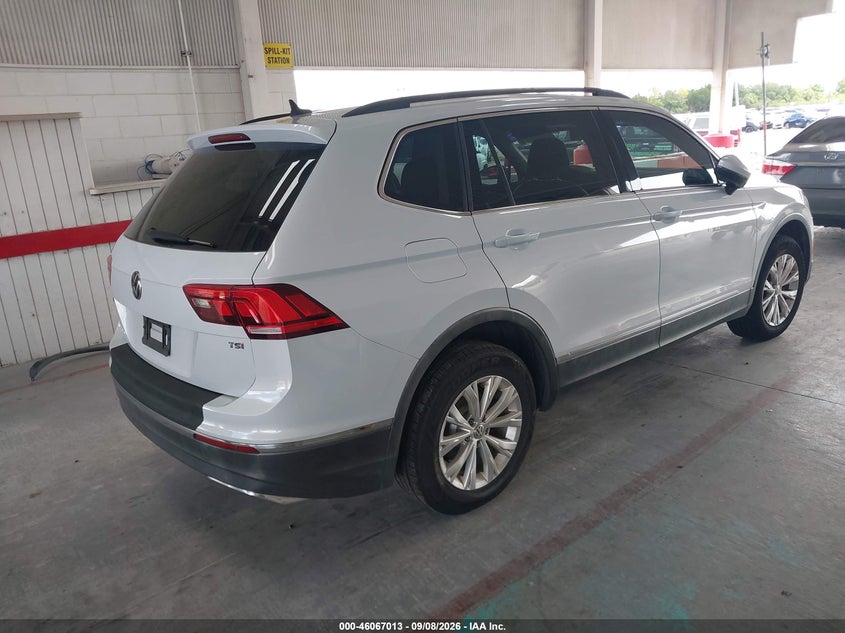 Vin: 3vv3b7ax6jm024685, lot: 46566540, volkswagen tiguan 2.0t se/2.0t sel 20184