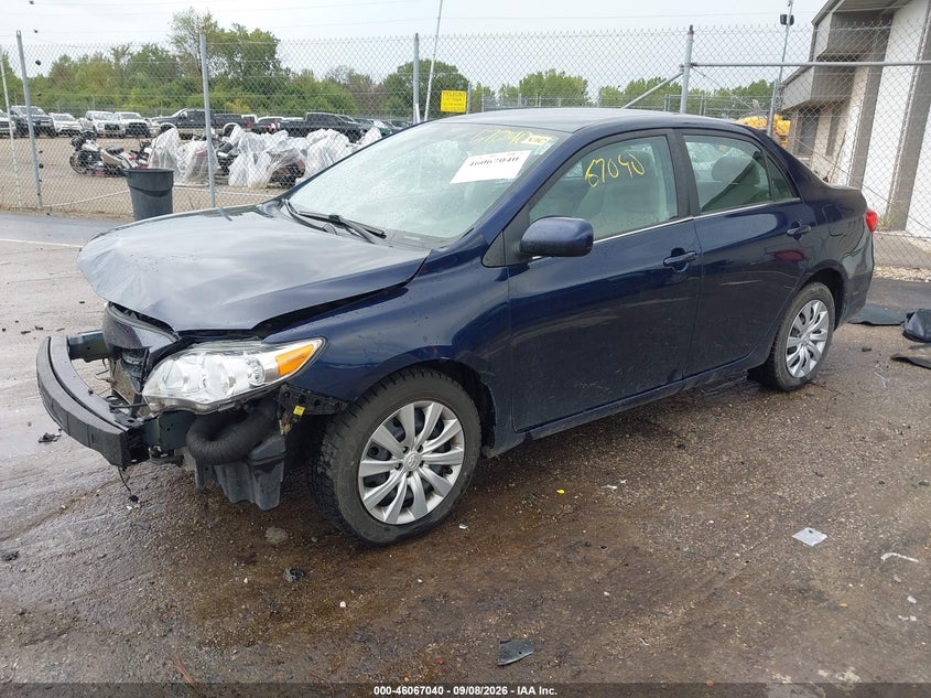 Vin: 5yfbu4ee7dp122830, lot: 46566567, toyota corolla le 20132