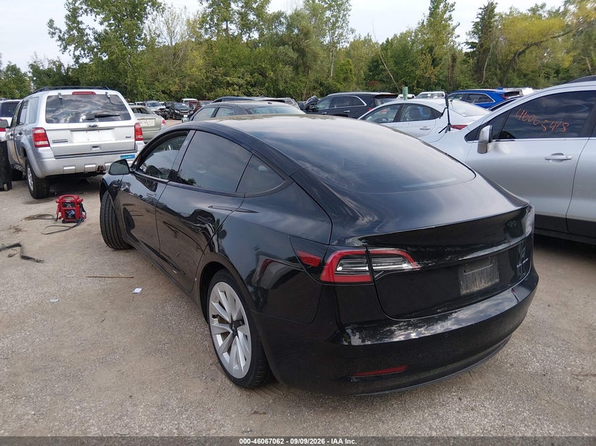 Vin: 5yj3e1eb7nf176177, lot: 46566589, tesla model 3 long range dual motor all-wheel drive 20223