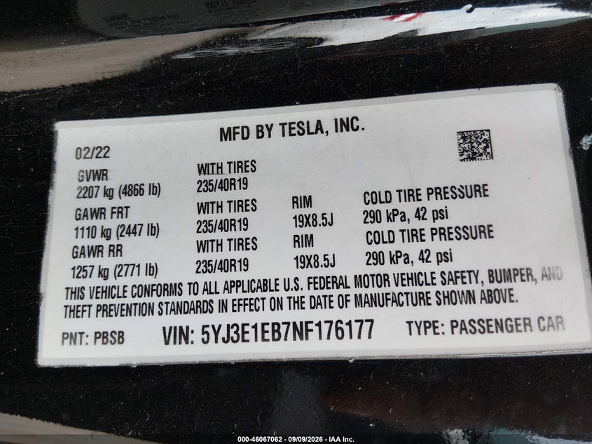 TESLA MODEL 3 - zdjęcie 9