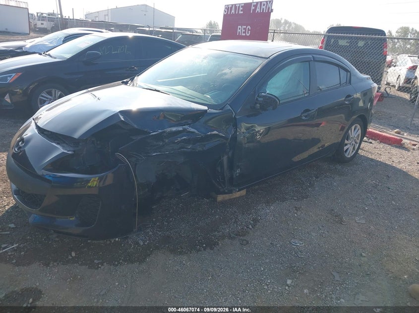 Vin: jm1bl1v80c1692067, lot: 46566601, mazda mazda3 i touring 20122