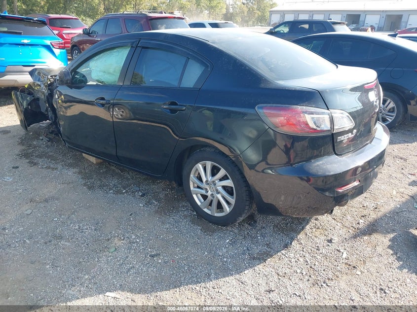 Vin: jm1bl1v80c1692067, lot: 46566601, mazda mazda3 i touring 20123