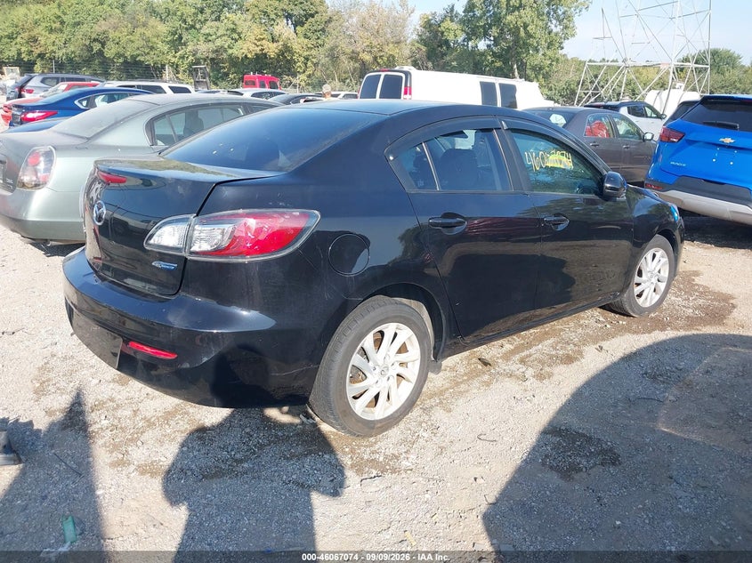 Vin: jm1bl1v80c1692067, lot: 46566601, mazda mazda3 i touring 20124