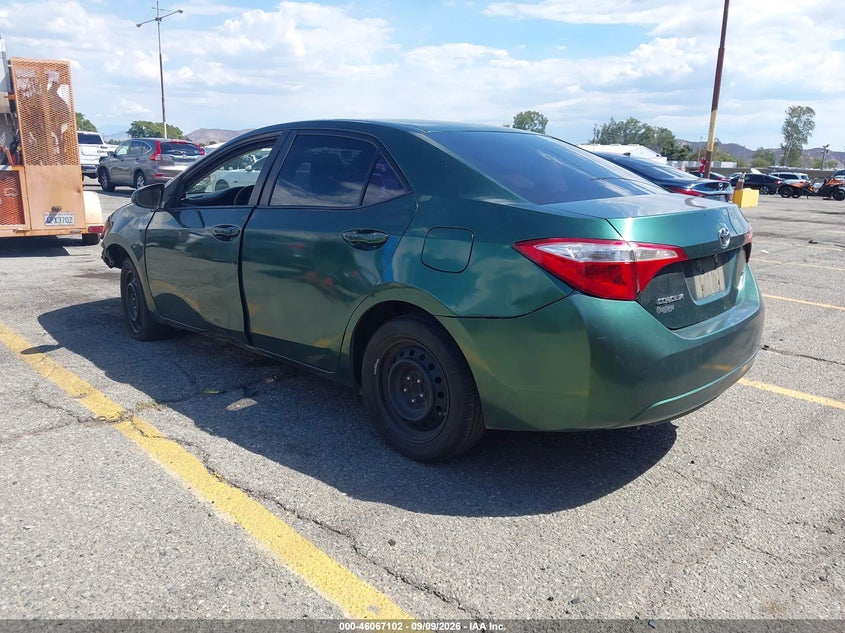 Vin: 2t1burhe2gc559597, lot: 46566629, toyota corolla le 20163