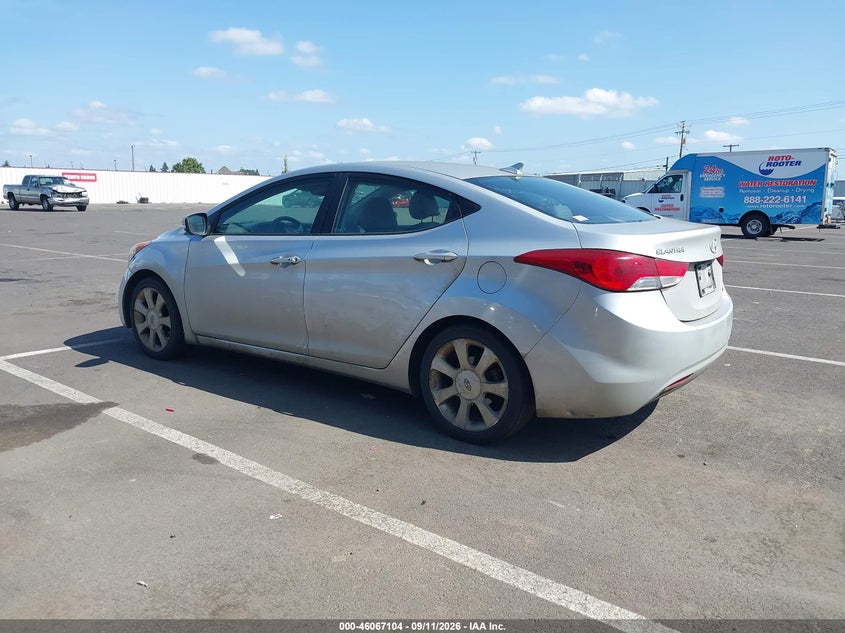 Vin: kmhdh4ae3du624767, lot: 46566631, hyundai elantra limited 20133