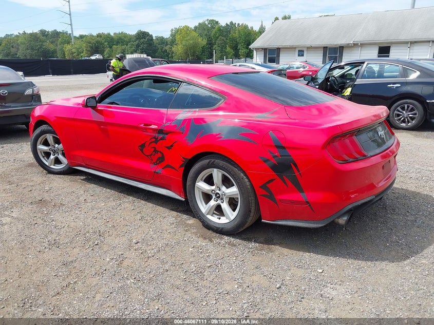 Vin: 1fa6p8th1j5102813, lot: 46566638, ford mustang ecoboost 20183
