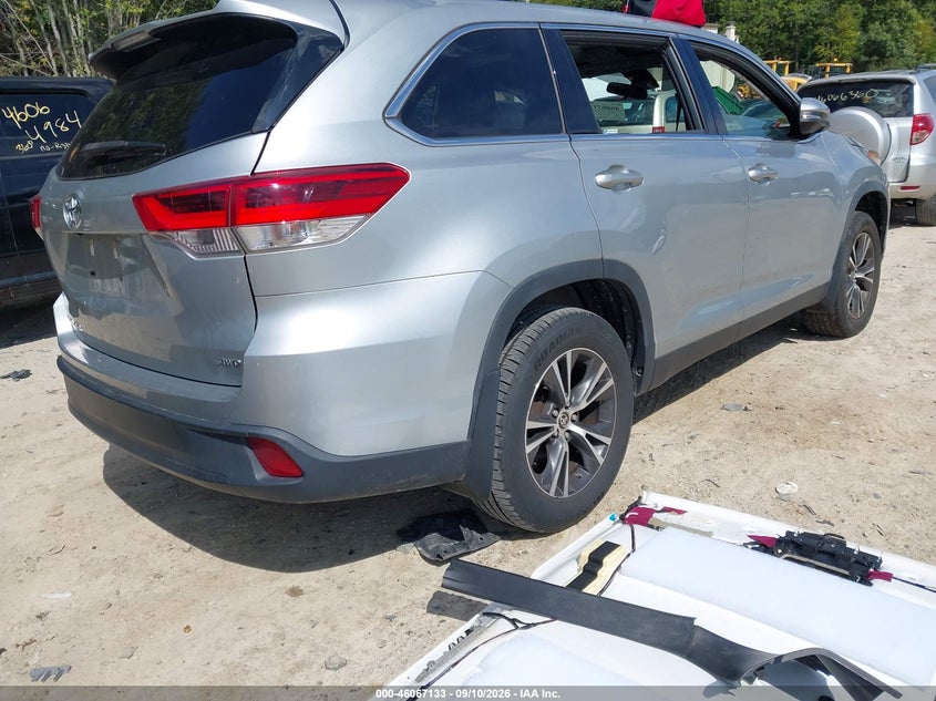 Vin: 5tdbzrfh3ks745504, lot: 46566660, toyota highlander le 20194