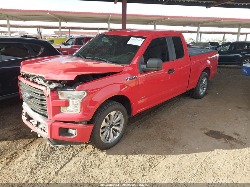 Vin: 1ftex1cp4hke20456, lot: 46566691, ford f-150 xl 20172