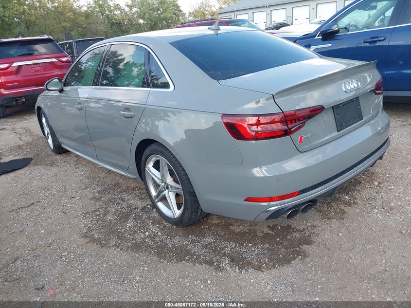Vin: waub4af49ka114683, lot: 46566699, audi s4 3.0t premium 20193