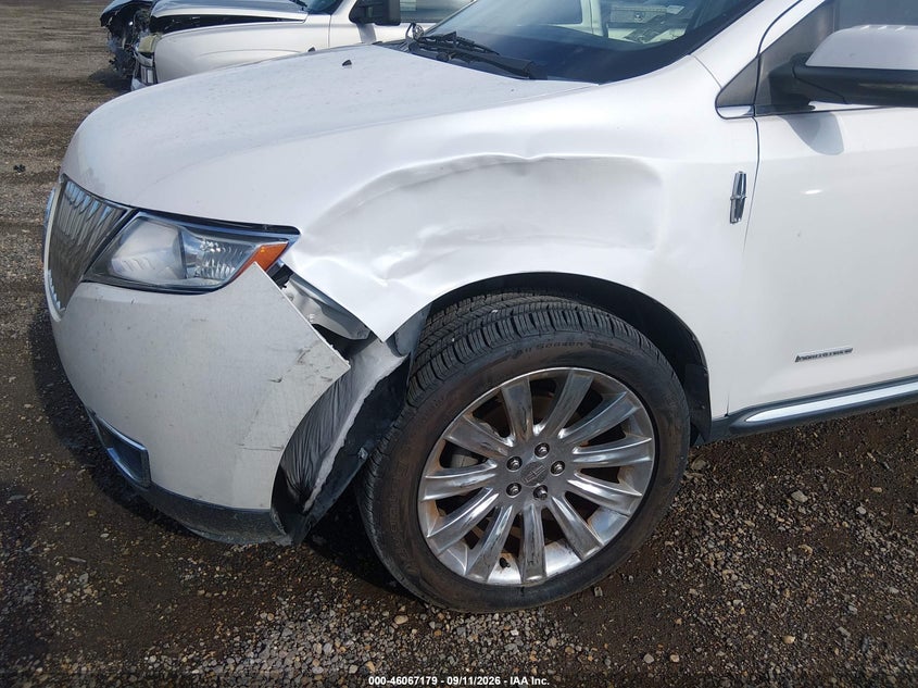 LINCOLN MKX 2012 VIN 2LMDJ6JK4CBL16456