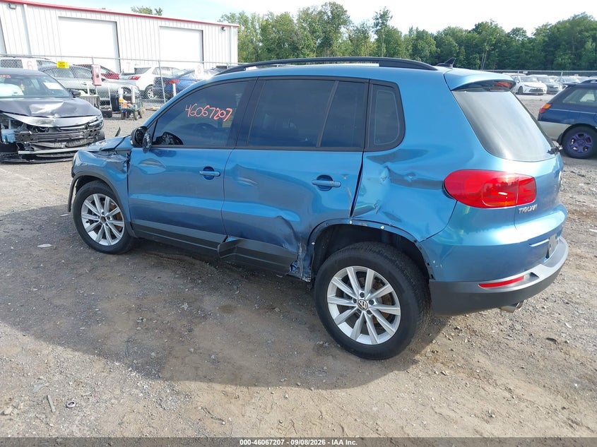 Vin: wvgav7ax1hk052887, lot: 46566734, volkswagen tiguan 2.0t/2.0t s 20173
