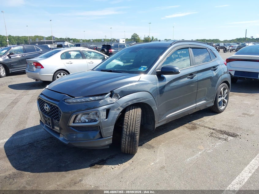 Vin: km8k3ca5xju140705, lot: 46566792, hyundai kona limited 20182