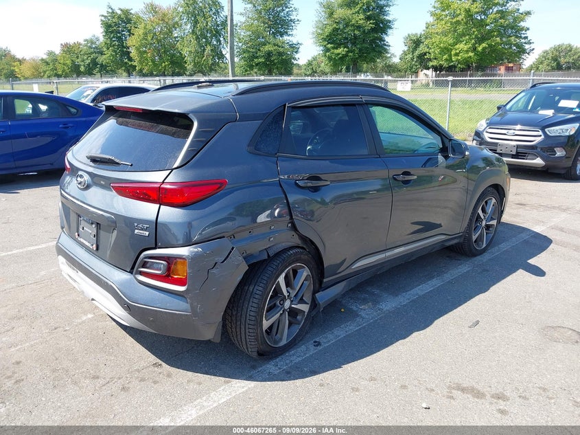 Vin: km8k3ca5xju140705, lot: 46566792, hyundai kona limited 20184