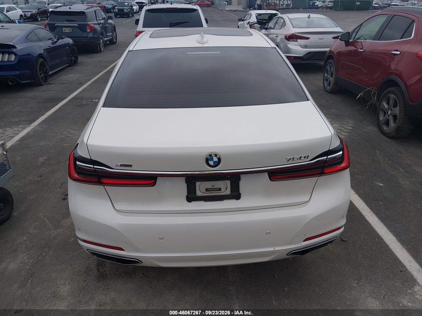 BMW 750I 2021 VIN WBA7U2C0XMCG35354