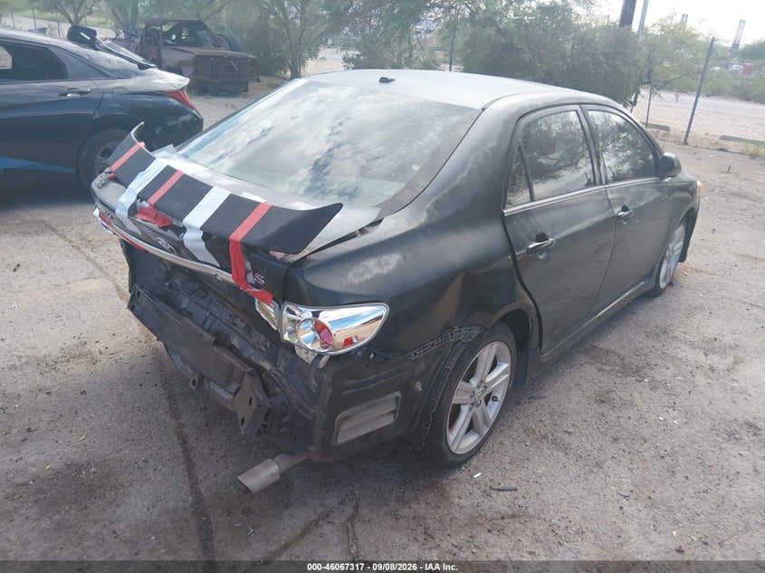 Vin: 5yfbu4ee8dp107172, lot: 46566844, toyota corolla s 20134