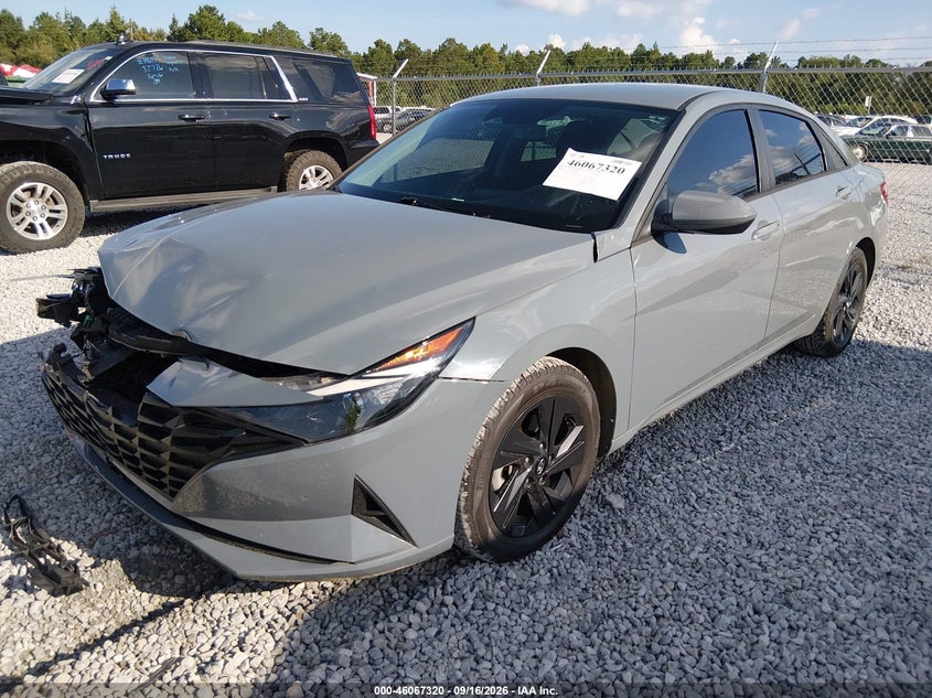 Vin: kmhlm4ag7mu212683, lot: 46566847, hyundai elantra sel 20212