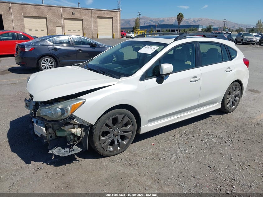 Vin: jf1gpau66d2831260, lot: 46566857, subaru impreza 2.0i sport limited 20132