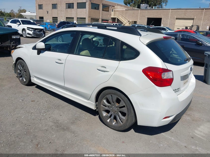Vin: jf1gpau66d2831260, lot: 46566857, subaru impreza 2.0i sport limited 20133