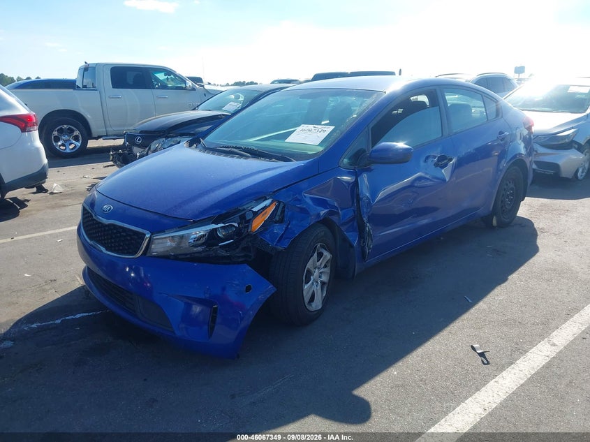 Vin: 3kpfl4a73he012862, lot: 46566875, kia forte lx 20172