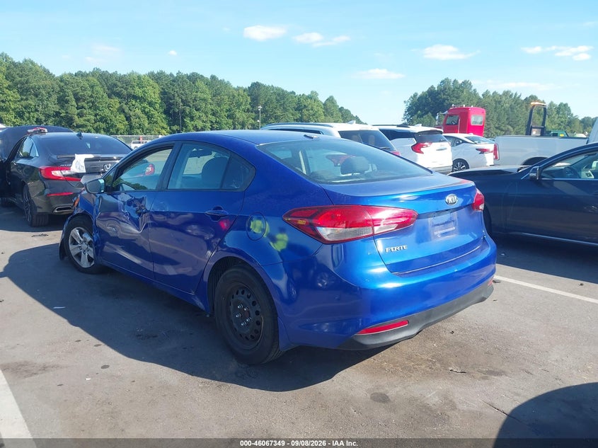 Vin: 3kpfl4a73he012862, lot: 46566875, kia forte lx 20173