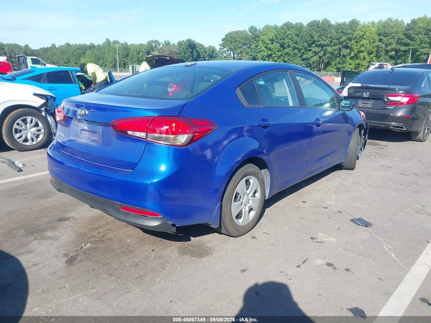 Vin: 3kpfl4a73he012862, lot: 46566875, kia forte lx 20174