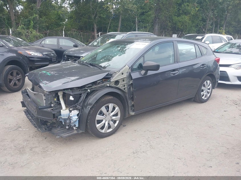 2019 Subaru Impreza, Front End, IAAI, VIN 4S3GTAA66K3712206 — photo 2