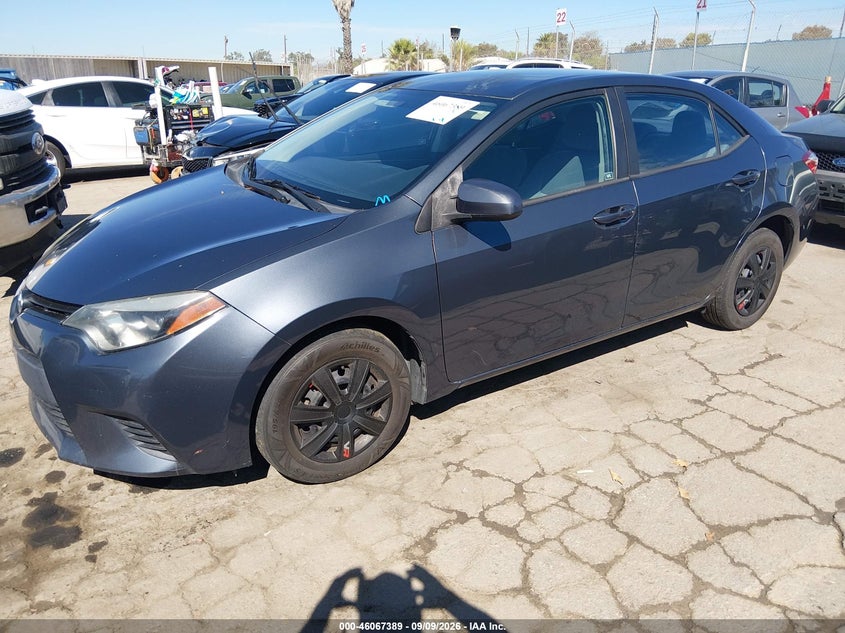 Vin: 5yfburhe7fp248150, lot: 46566916, toyota corolla l 20152