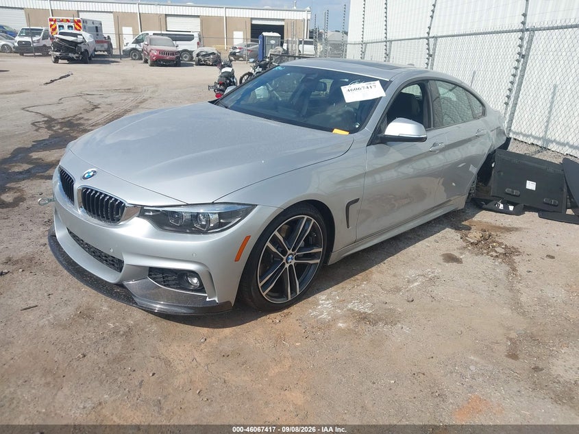 Vin: wba4j7c53kbm76441, lot: 46566944, bmw 440i gran coupe xdrive 20192