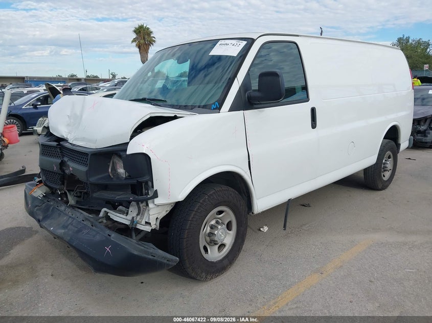 Vin: 1gcwgaffxh1335344, lot: 46566949, chevrolet express 2500 work van 20172