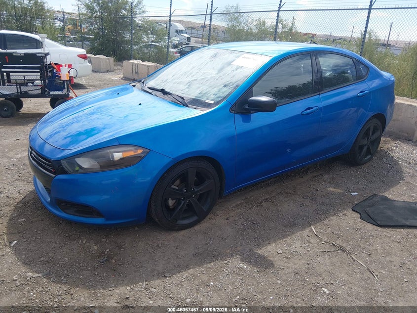 Vin: 1c3cdfbbxfd200439, lot: 46566994, dodge dart sxt 20152
