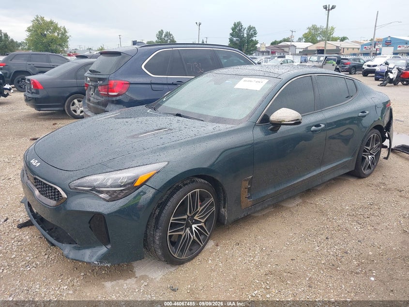 Vin: knae45lc6n6119458, lot: 46567012, kia stinger gt1 20222