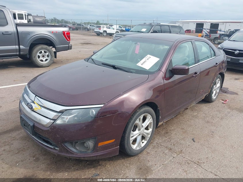 Vin: 3fahp0ha7cr365054, lot: 46567021, ford fusion se 20122