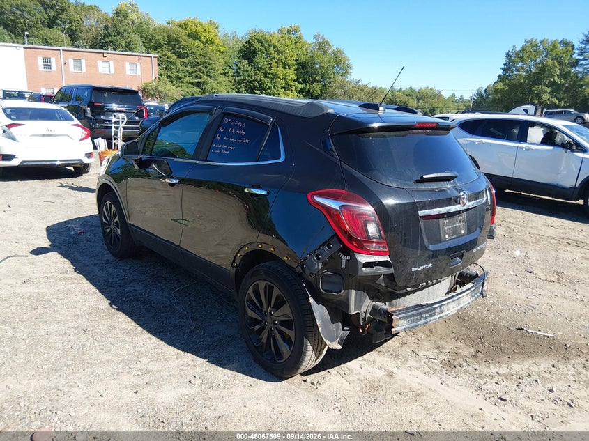 Vin: kl4cjesb1hb237175, lot: 46567036, buick encore preferred 20173
