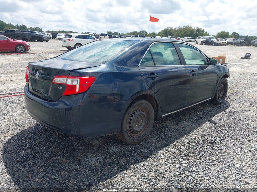 Vin: 4t1bf1fk2eu409621, lot: 46567045, toyota camry le 20144