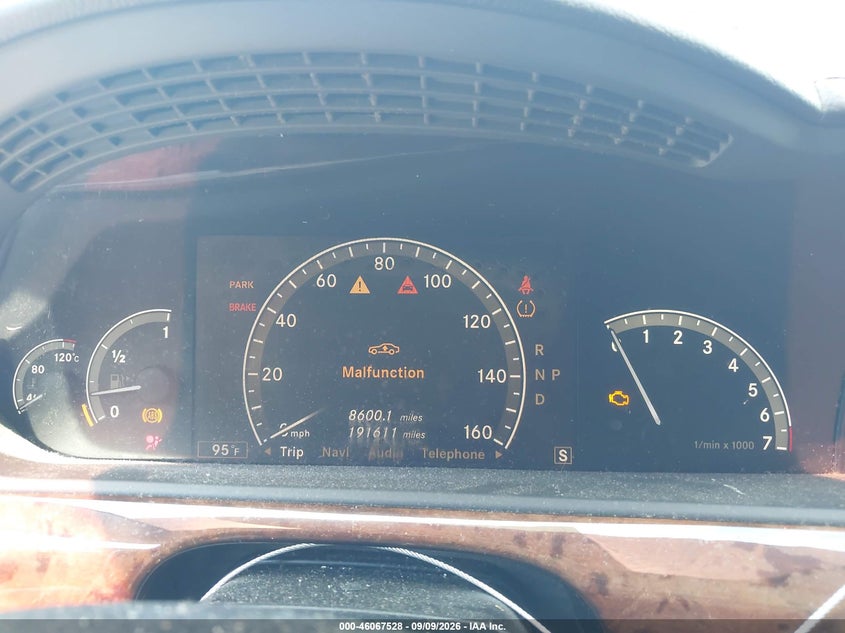 2007 MERCEDES-BENZ S 550 auction photo 7