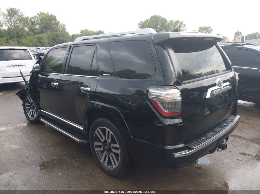 Vin: jtebu5jr3g5390835, lot: 46567083, toyota 4runner limited 20163
