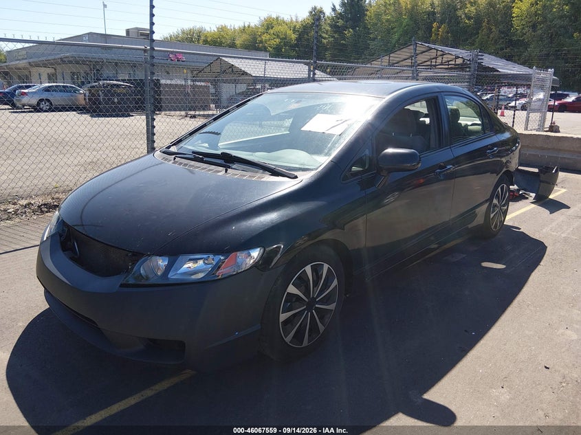 2011 Honda Civic, Rear, IAAI, VIN 2HGFA1F58BH305536 — photo 2
