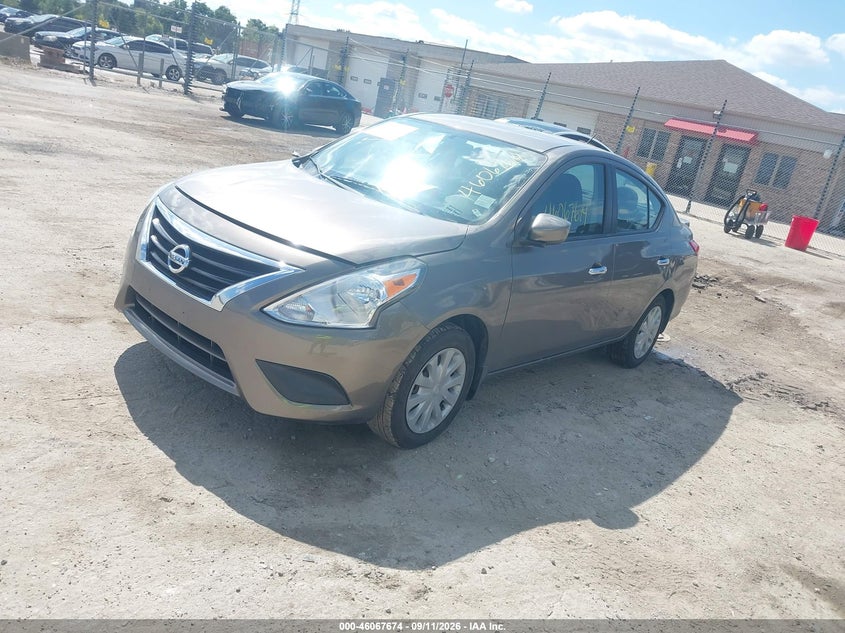 Vin: 3n1cn7apxfl818000, lot: 46567201, nissan versa 1.6 sv 20152