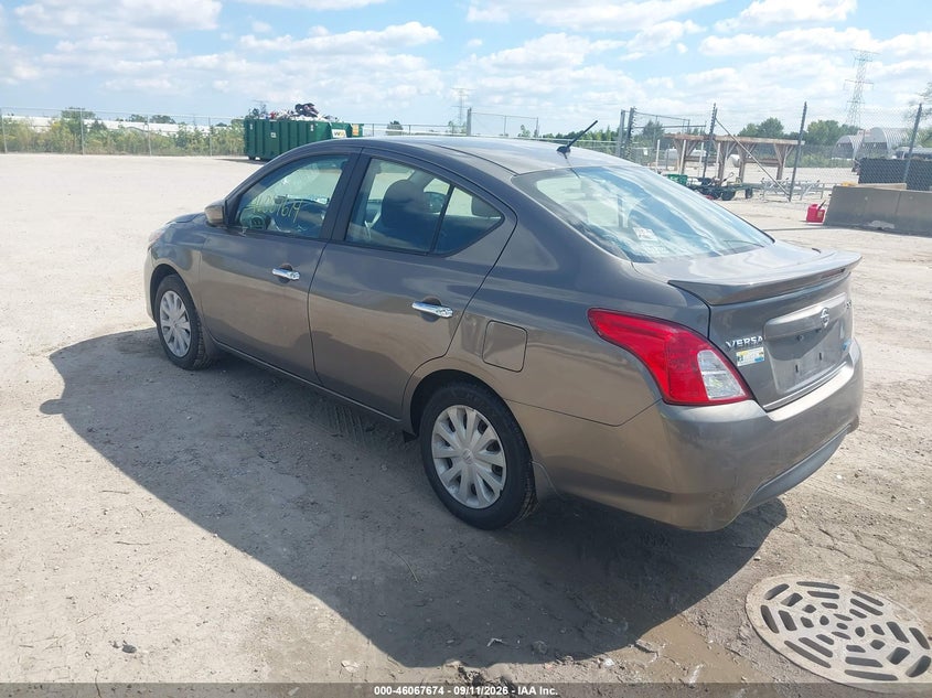 Vin: 3n1cn7apxfl818000, lot: 46567201, nissan versa 1.6 sv 20153